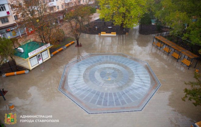 Отремонтированный сквер в Ставрополе участвует в федеральном конкурсе