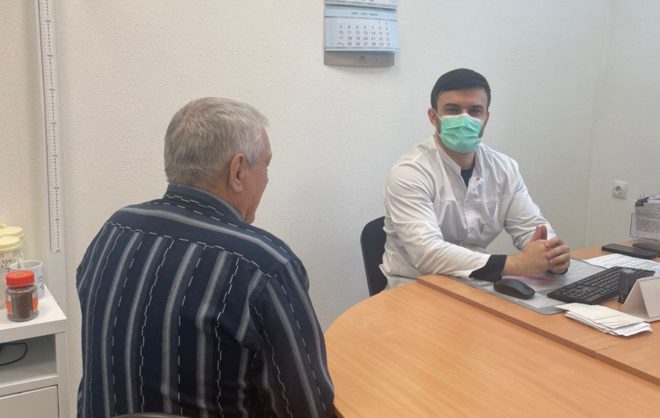 В селе Шпаковского округа выездная бригада врачей обследовала 115 пациентов
