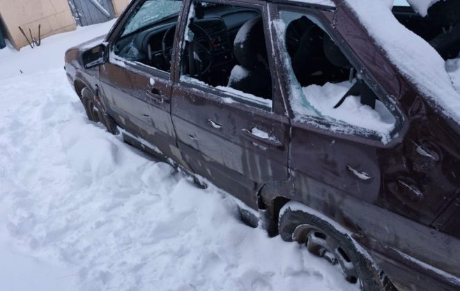 Житель Александровского округа тяпкой разбил автомобиль знакомого юриста