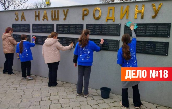 Братскую могилу бойцов Советской армии привели в порядок в Грачёвском округе
