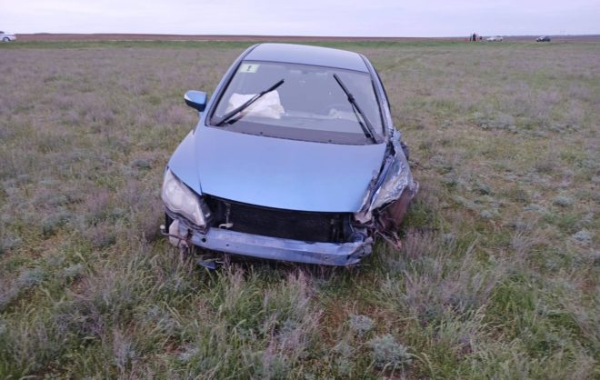 Водитель пострадал при встречном столкновении двух авто в Туркменском округе