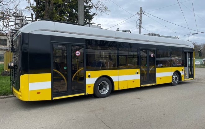 В Ставрополь привезли первые 23 новых троллейбуса с автономным ходом