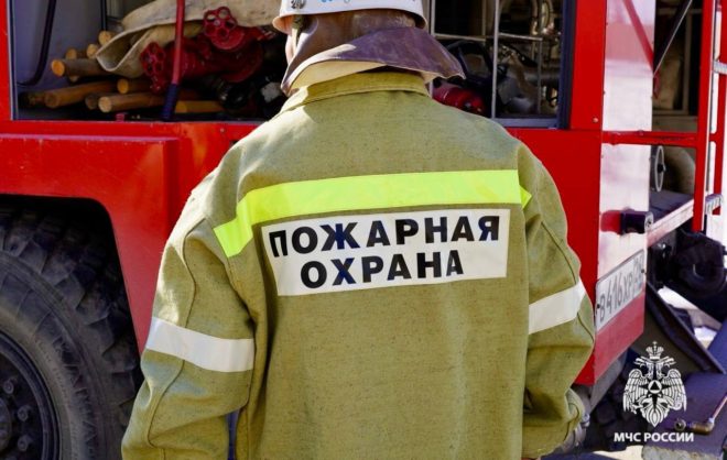В Предгорном округе произошло возгорание на рынке
