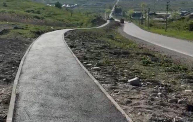 Новую пешеходную дорожку сделали в крупном районе Железноводска