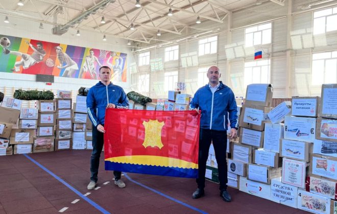 Партию гумпомощи доставили в зону СВО из Апанасенковского округа