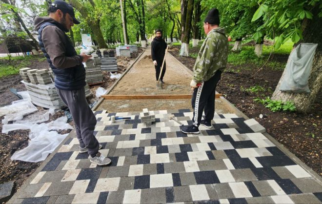 В станице Предгорного округа стартовали работы по благоустройству парка