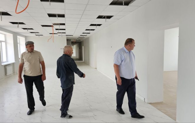Капитальный ремонт школы завершают в станице Предгорного округа