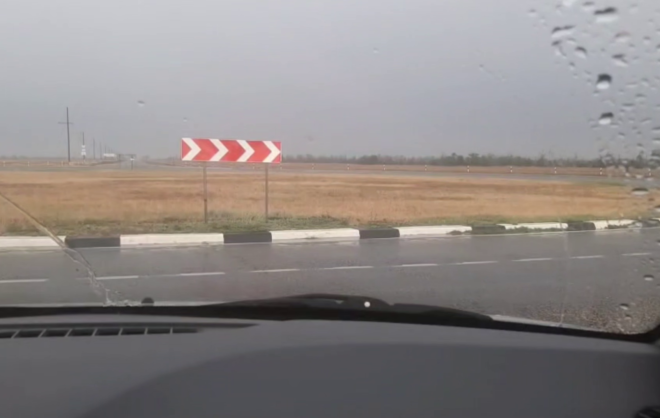 Сильные дожди накрыли несколько трасс Ставропольского края 8 августа