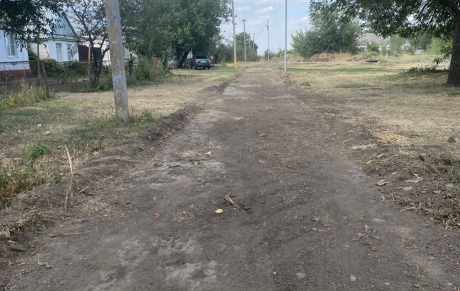 По проекту «Дорога к ветерану» в Труновском округе отремонтируют 4 улицы