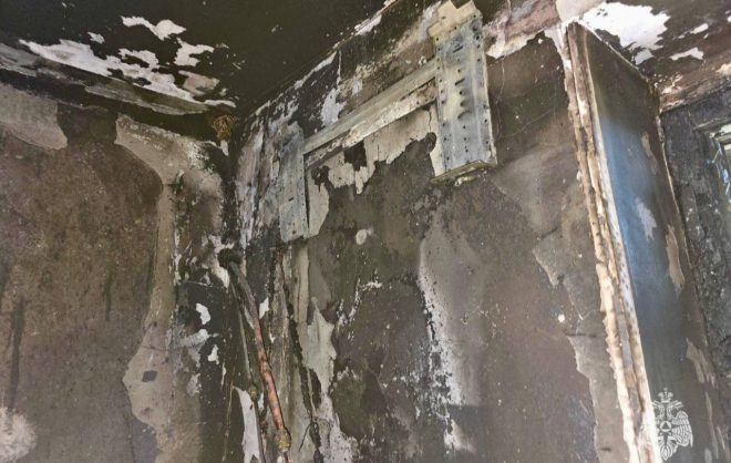 В многоэтажке в Будённовском округе загорелся кондиционер