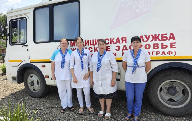 Более 500 жителей Новоалександровского округа осмотрели выездные бригады медиков