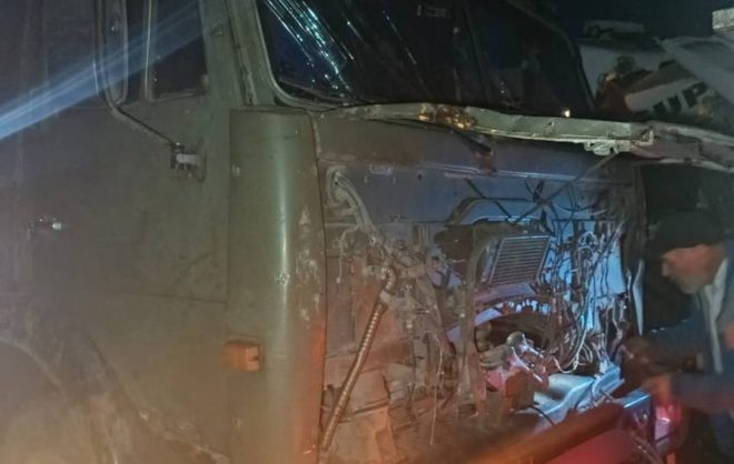 Зерно высыпалось из-за ДТП на трассу «Кавказ» в Ставропольском крае