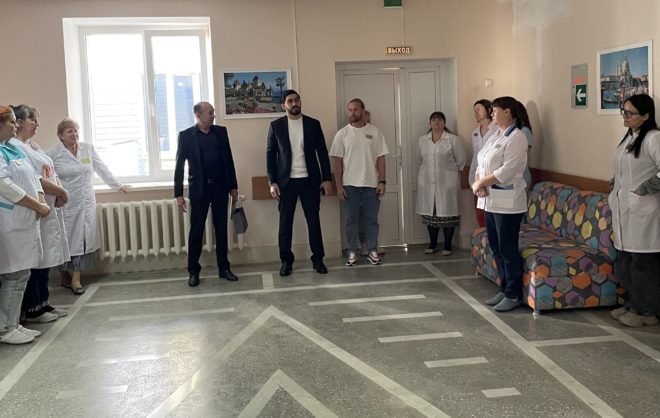 Предприниматели Советского округа отремонтировали бассейн в больнице