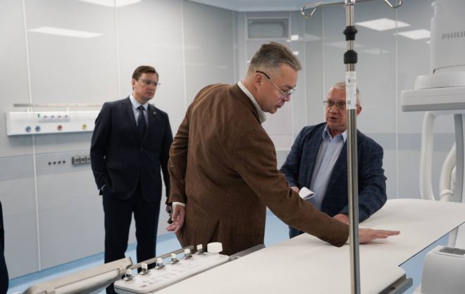 Глава Ставрополья проинспектировал строительство соцобъектов в Кисловодске