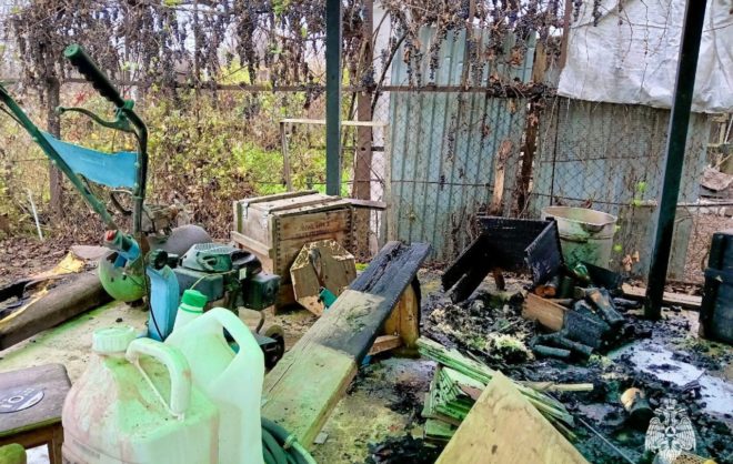 Тело человека обнаружили при тушении пожара в Зеленокумске