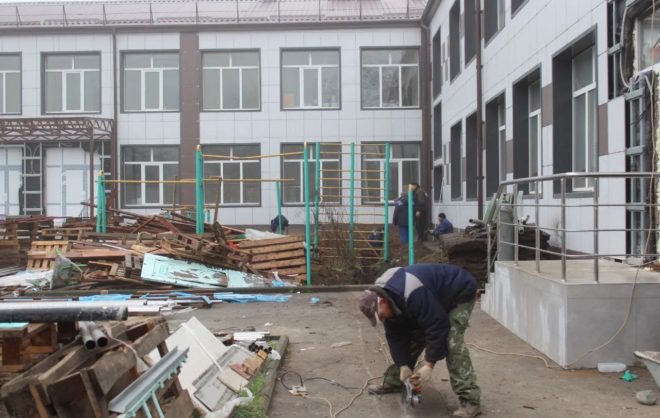 Школу в Александровском округе отремонтировали почти на 90%