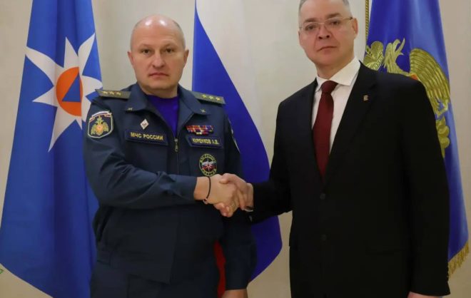 Губернатор Ставрополья обсудил защиту края от пожаров с главой МЧС