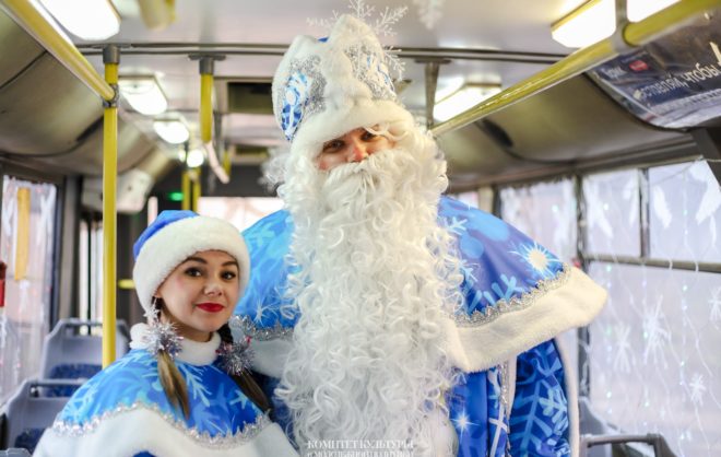 Новогодний троллейбус объедет Ставрополь по праздничному маршруту