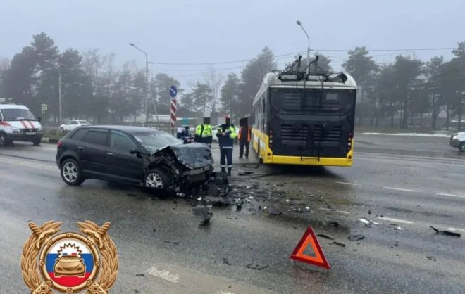 В Ставрополе произошло ДТП с участием троллейбуса