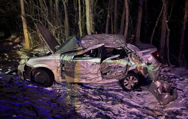 На Ставрополье водитель легковушки врезался в дерево и погиб