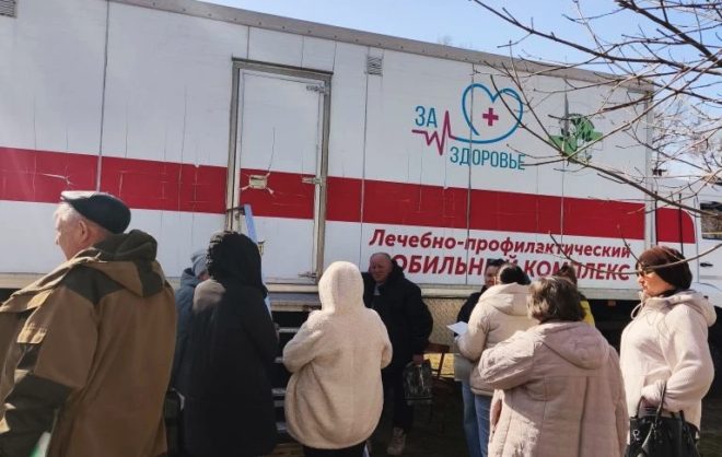 Выездная бригада медиков посетила село Труновского округа