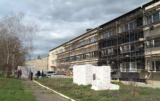 В станице Шпаковском округе капитально ремонтируют школу