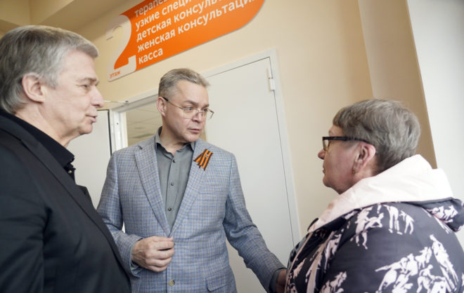 Губернатор Ставрополья осмотрел соцобъекты в Михайловске