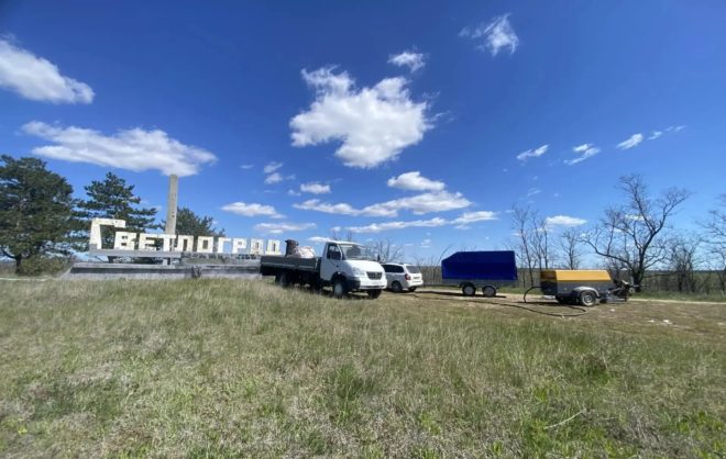 Въездную стелу обновят в Светлограде в Петровском округе