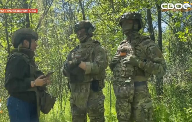 Ставропольские десантники поздравили жителей края с Днём Победы