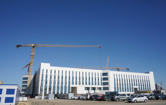 Строительство культурного центра на юге Ставрополя завершили на 50%