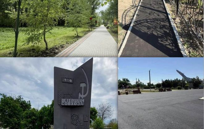 В Труновском округе завершили благоустройство ещё 4 объектов