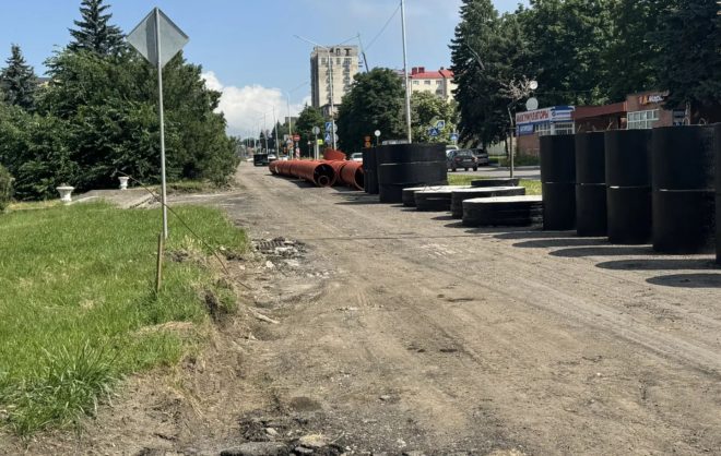 Центральный проспект начали реконструировать в Лермонтове